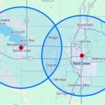 Aerial view of Sylvan Lake, Alberta — Warren Hansen, REALTOR® with CIR Realty, shares expert insights for people relocating to Sylvan Lake and Central Alberta.